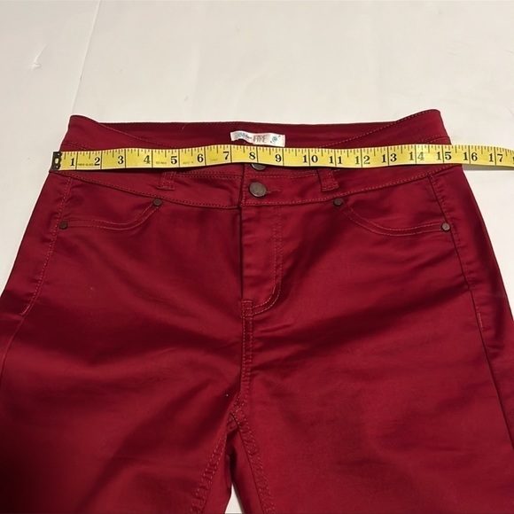 LOVE, Fire Red Skinny Ankle Jeans - Picture 4 of 7